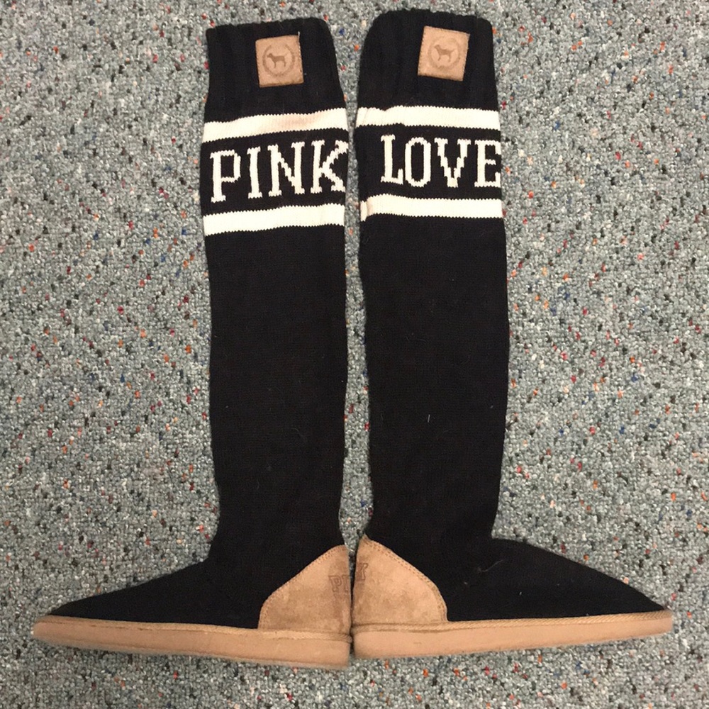 VICTORIA’S SECRET KNEE HIGH SLIPPERS